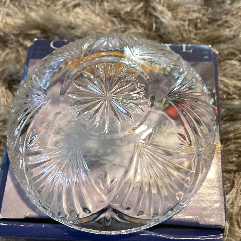 Vintage Crystal Jewelry Holder
